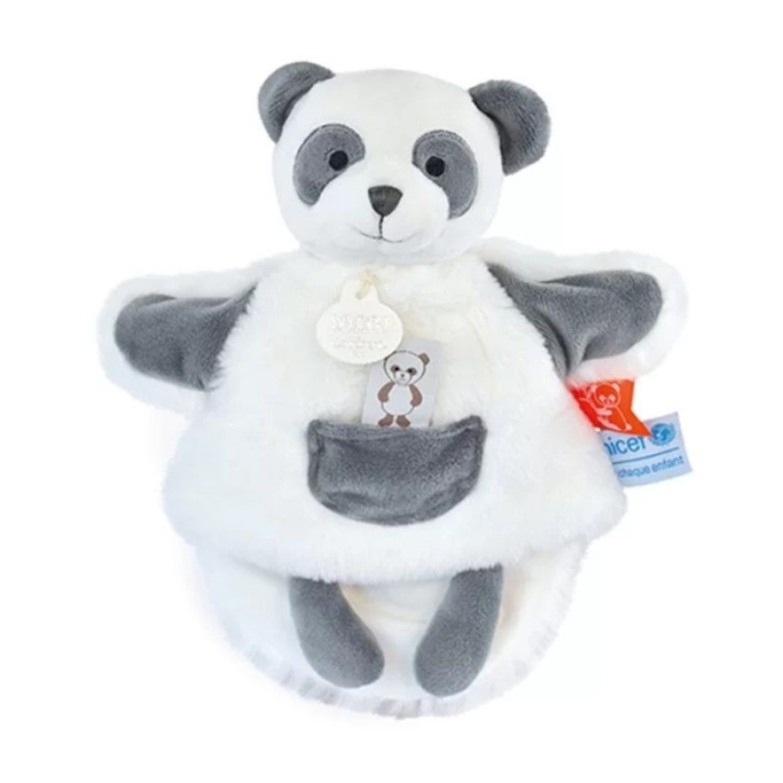 Петрушка за куклен театър Doudou UNICEF Панда 25 см, DC3990