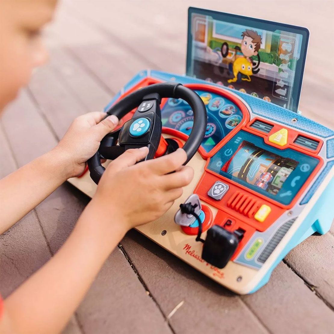 Дървено табло с волан Melissa and Doug Paw Patrol Rescue Mission, 100+ мисии