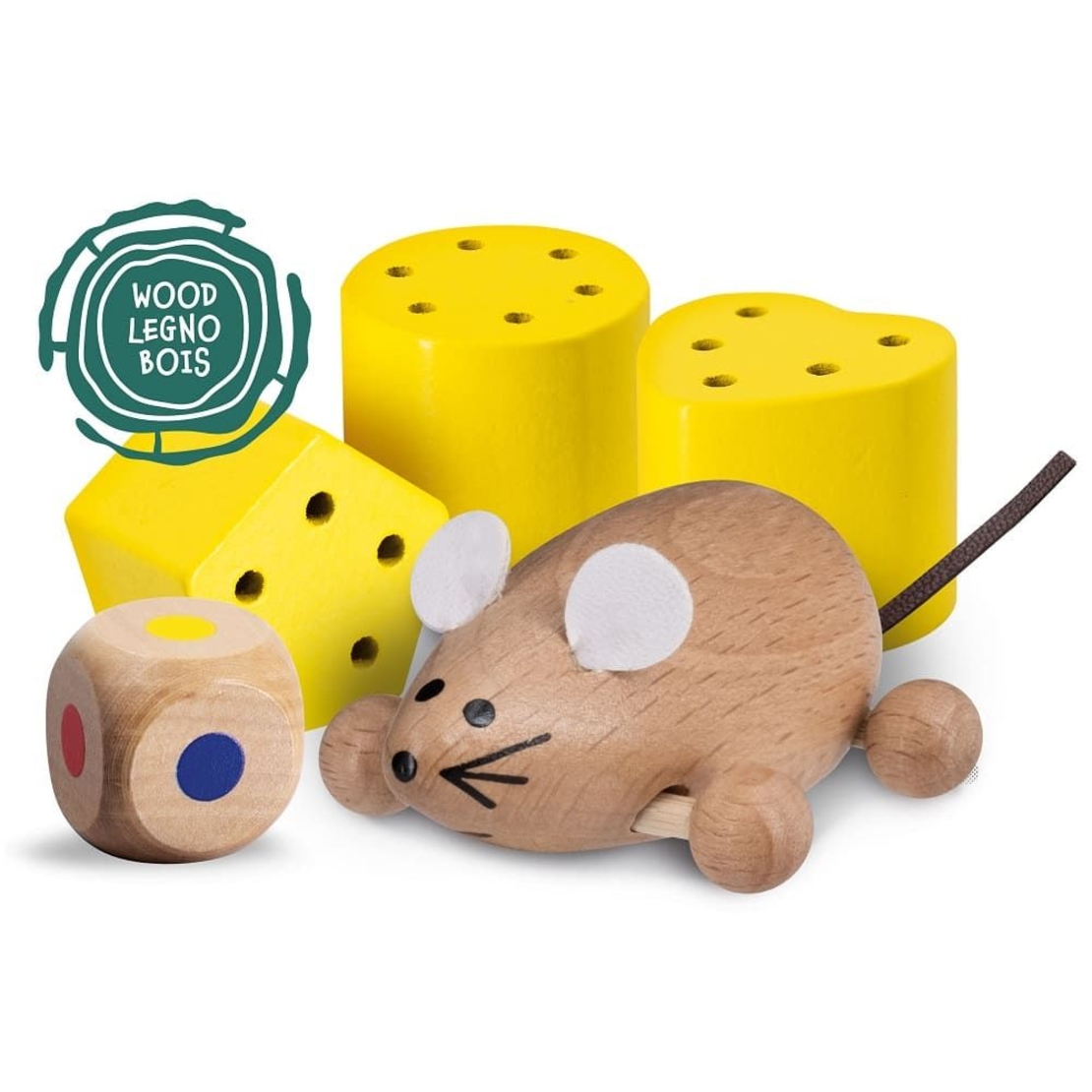 Настолна игра Lisciani Montessori Baby Wood The house of the mouse 107315