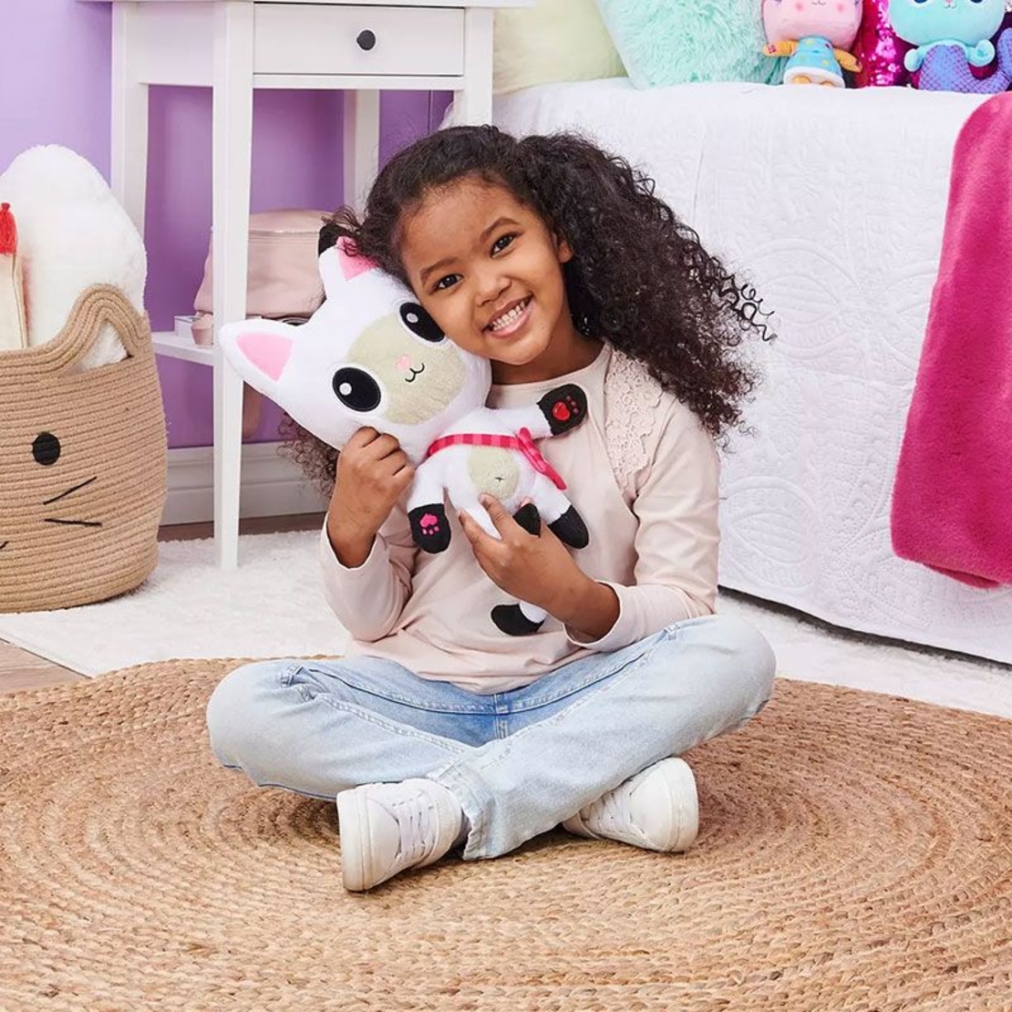 Интерактивна играчка коте Spin Master Gabby's Dollhouse Говорещият Панди, 33 см