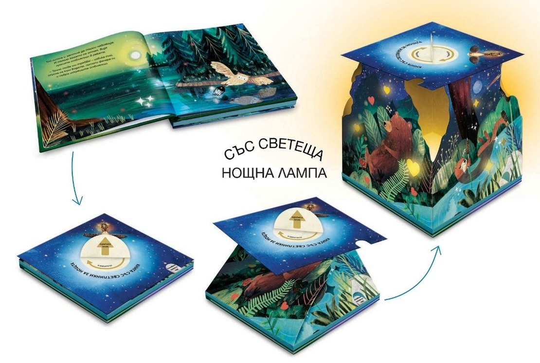 Сладки сънища, мъничета - книга със светлинки за нощта