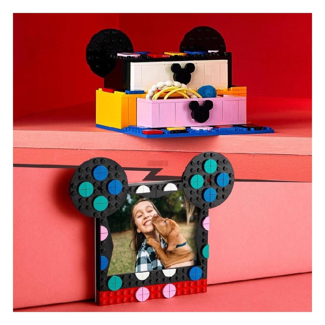 LEGO® DOTS Мики и Мини Маус - Кутия за училищни проекти 41964