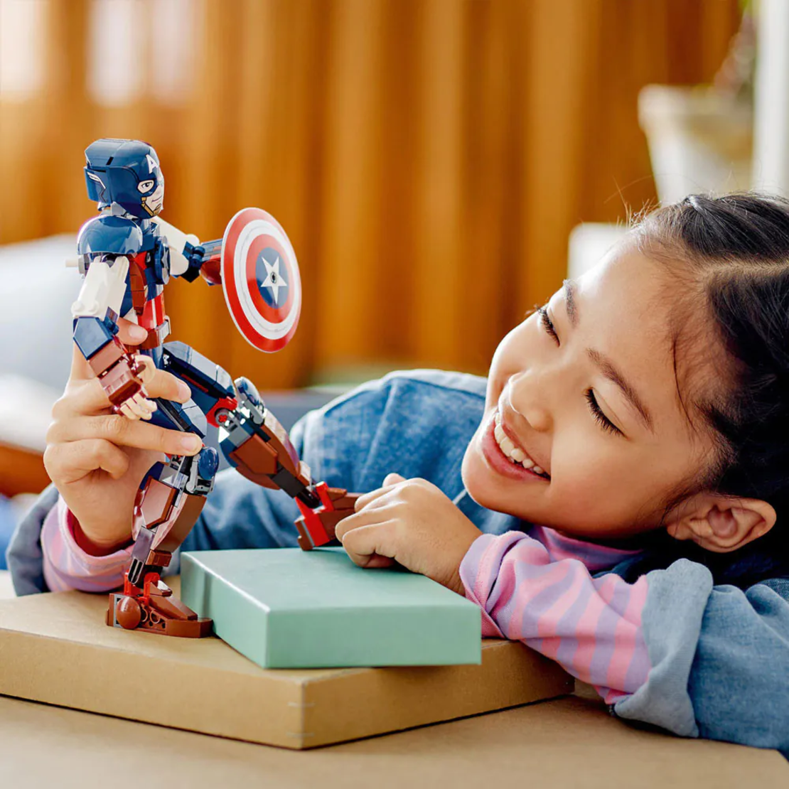 LEGO® Marvel Фигура за изграждане Kапитан Америка 76258