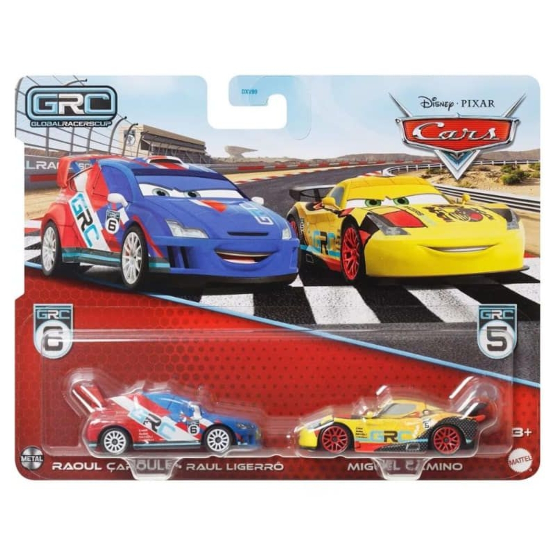 Комплект колички Mattel Disney Cars 3, 2 бр.