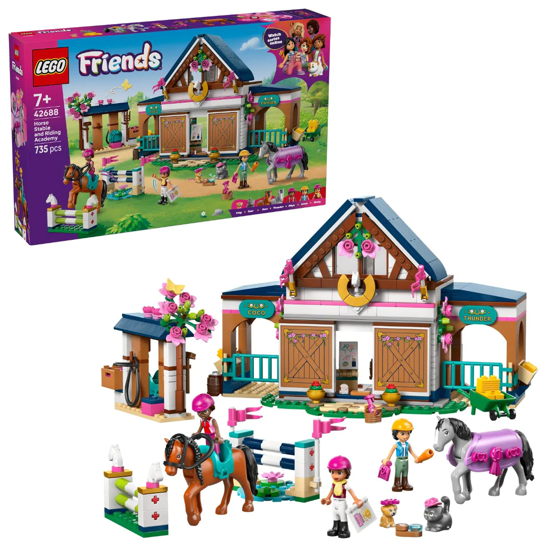 LEGO® Friends Конюшня и академия по езда 42688