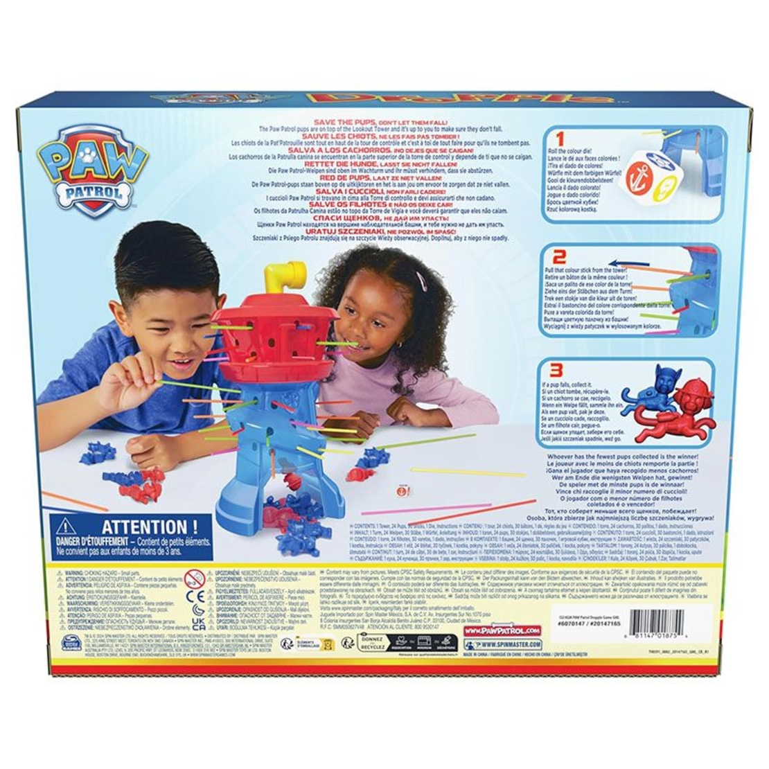 Детска настолна игра Spin Master Paw Patrol Dropple