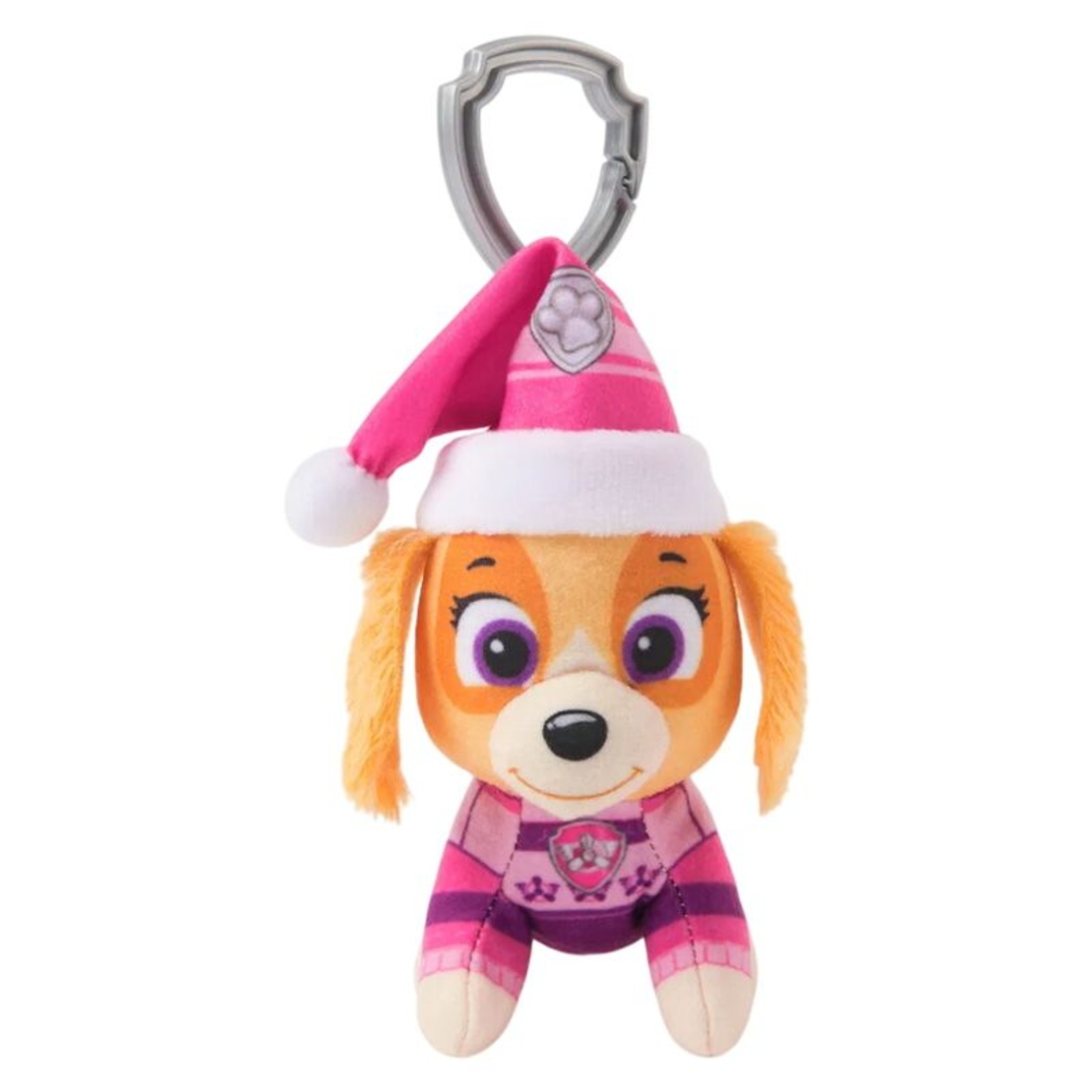 Плюшена играчка Spin Master Paw Patrol Winter Holiday Pups, с ключодържател, 10 см.