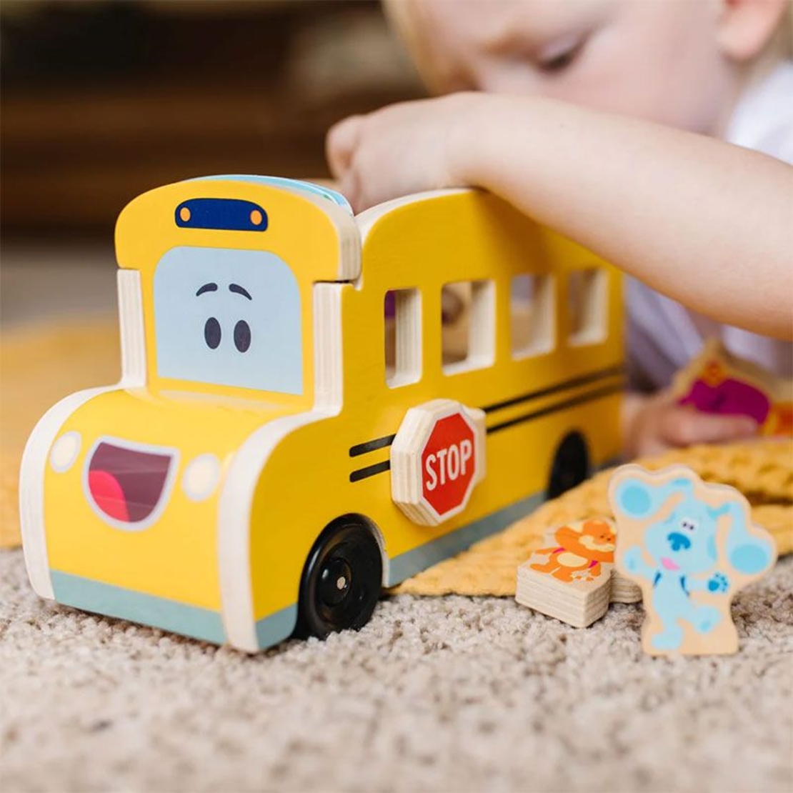 Дървен училищен автобус Melissa & Doug Blue's Clues & You, 33011