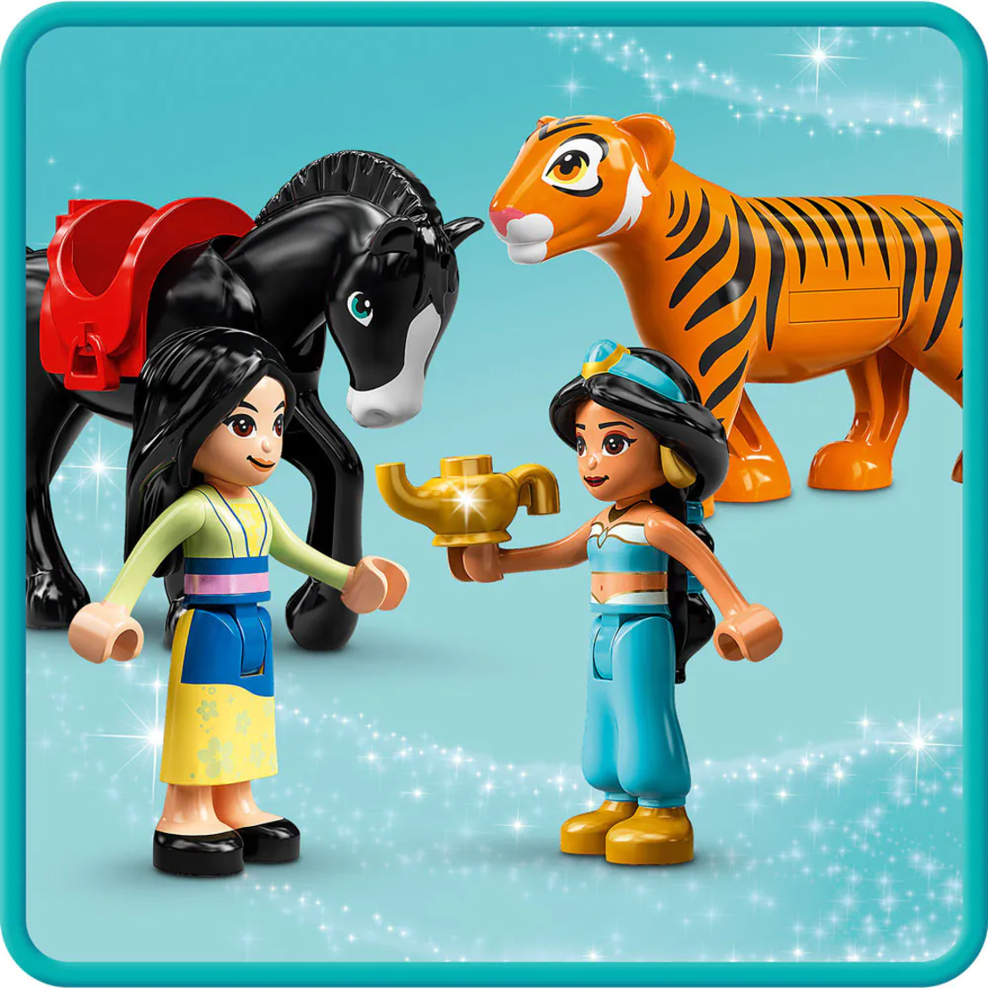 LEGO® Disney Princess Приключението на Ясмин и Мулан 43208