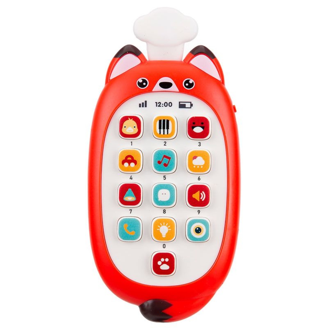 Бебешки телефон с гризалка Raya Toys Bei Bi Mobile, с музика и звуци