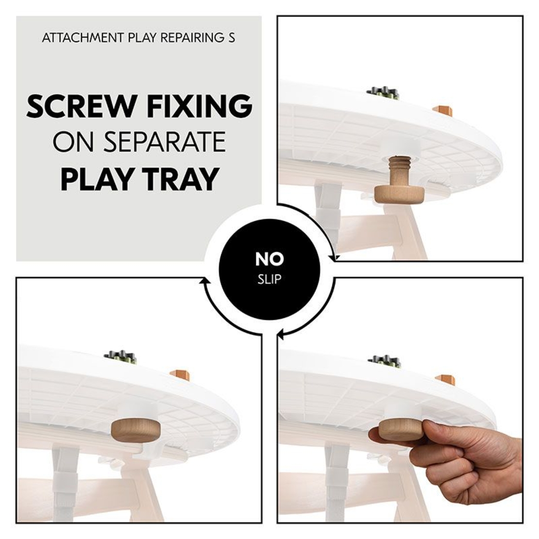 Дървена играчка Hauck Repairing S Gears & Nuts
