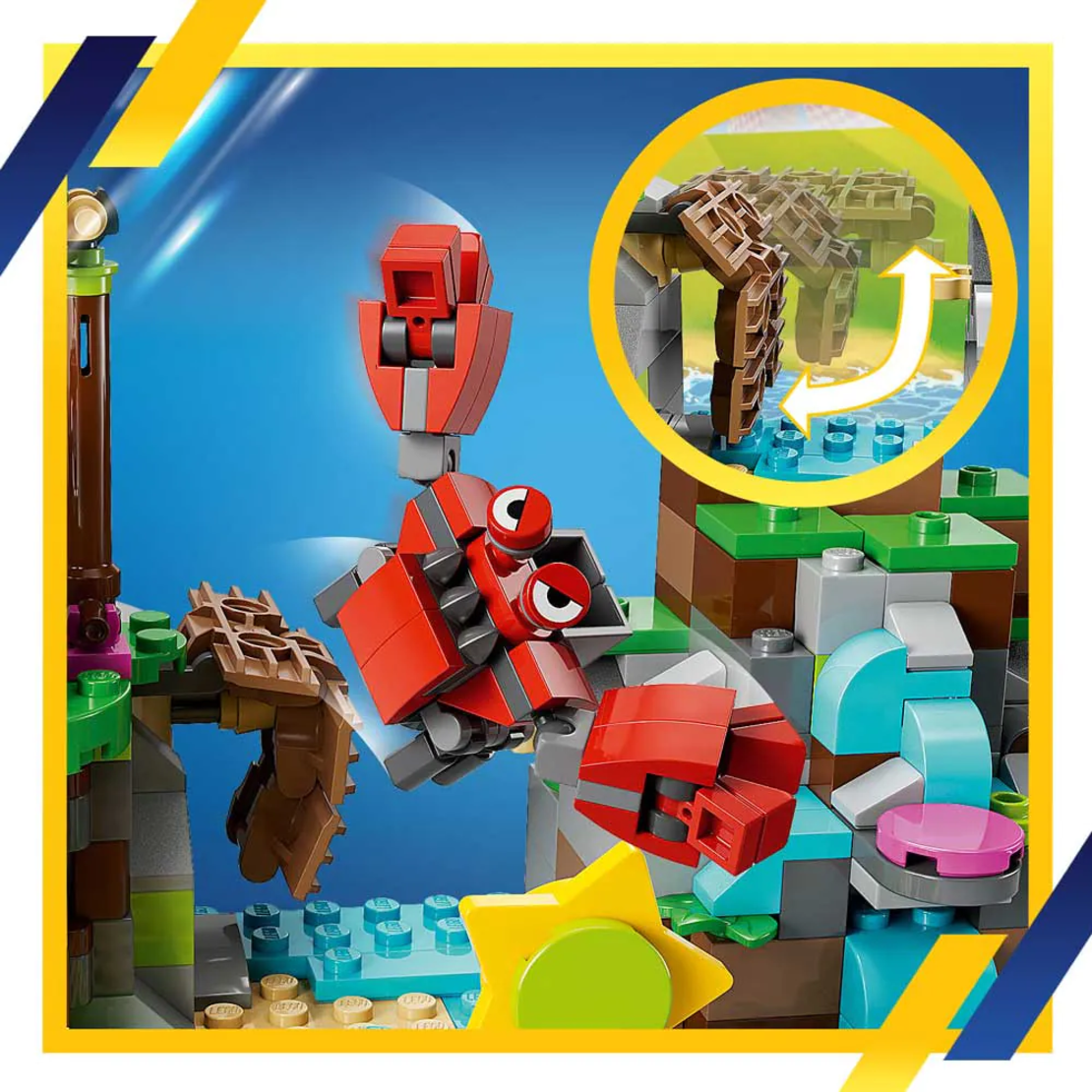 LEGO® Sonic Островът за спасение на животни 76992