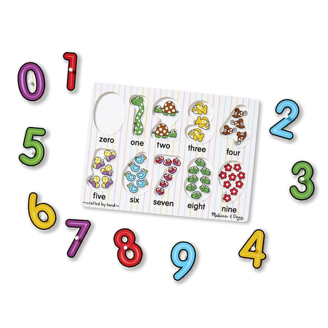 Дървен пъзел Melissa and Doug Цифри 13273