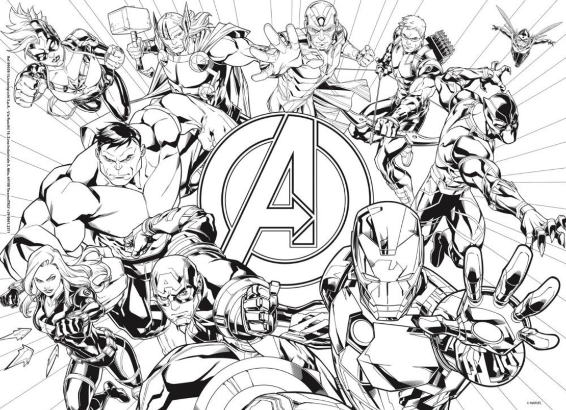 Детски пъзел Lisciani M-Plus Marvel Avengers 60ч.