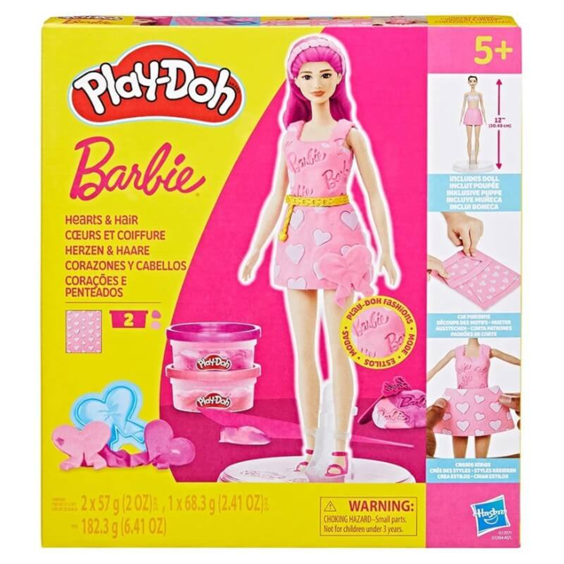 Игрален комплект Hasbro Play-Doh Barbie за тоалети и прически, G1357
