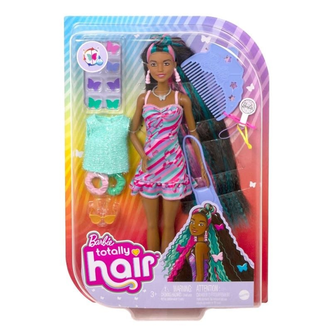 Кукла Mattel Barbie Totally Hair Butterflies