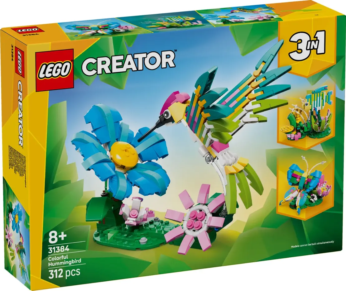 LEGO® Creator Диви животни цветно колибри 31384