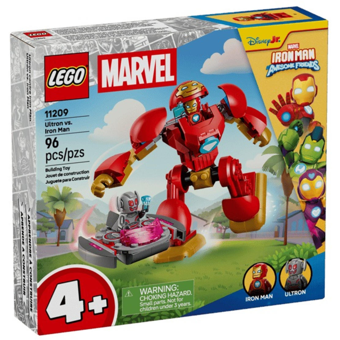 LEGO® Marvel Железния човек и неговите страхотни приятели, Ултрон срещу Железния човек 11209