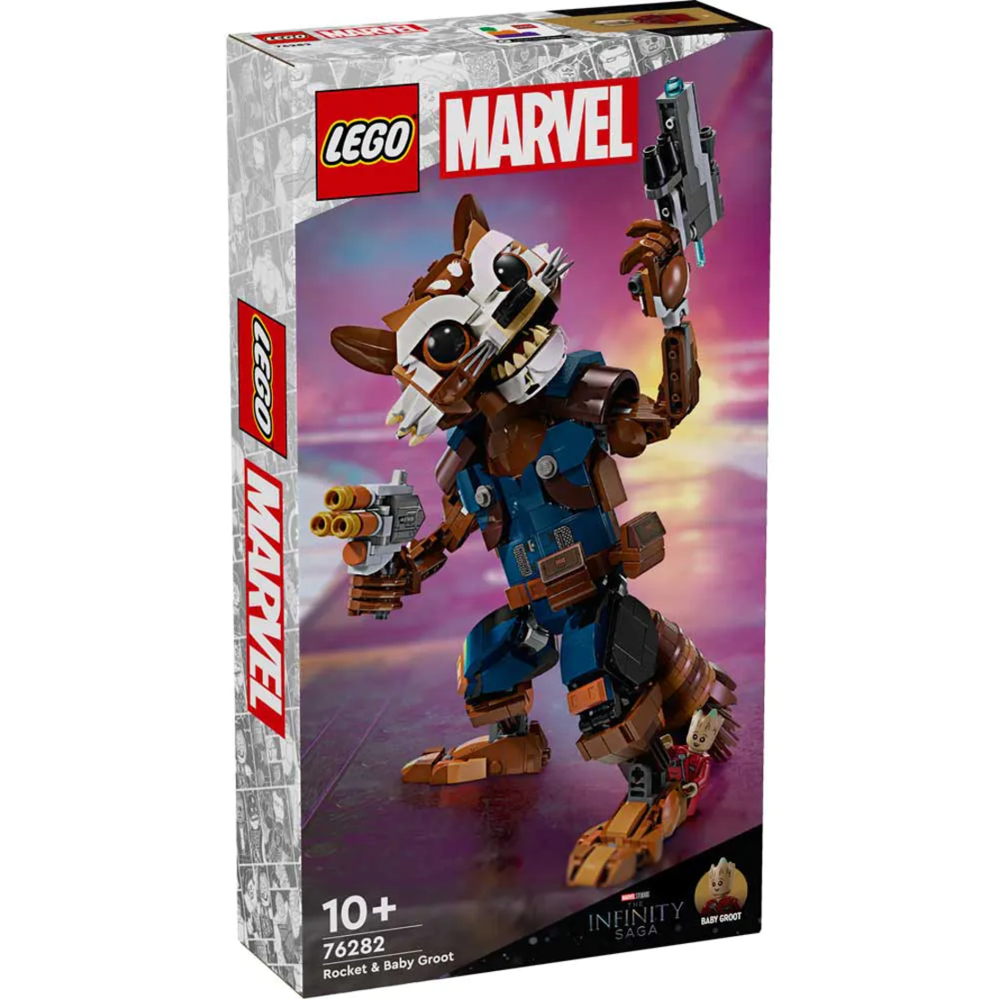 LEGO® Marvel Ракета и бебе Грут 76282
