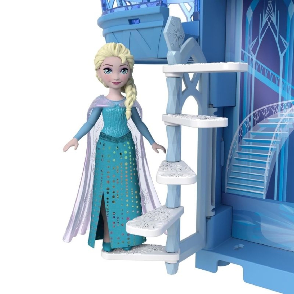 Игрален комплект Mattel Disney Frozen Замъкът на Елза с кукла и аксесоари