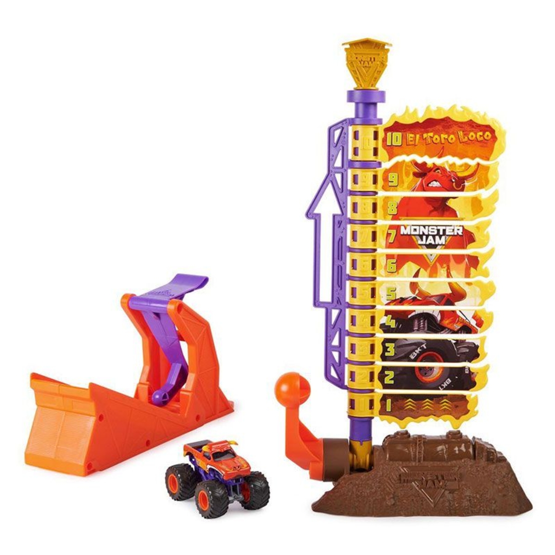 Писта Spin Master Monster Jam True Metal El Toro Loco Big Air Challenge