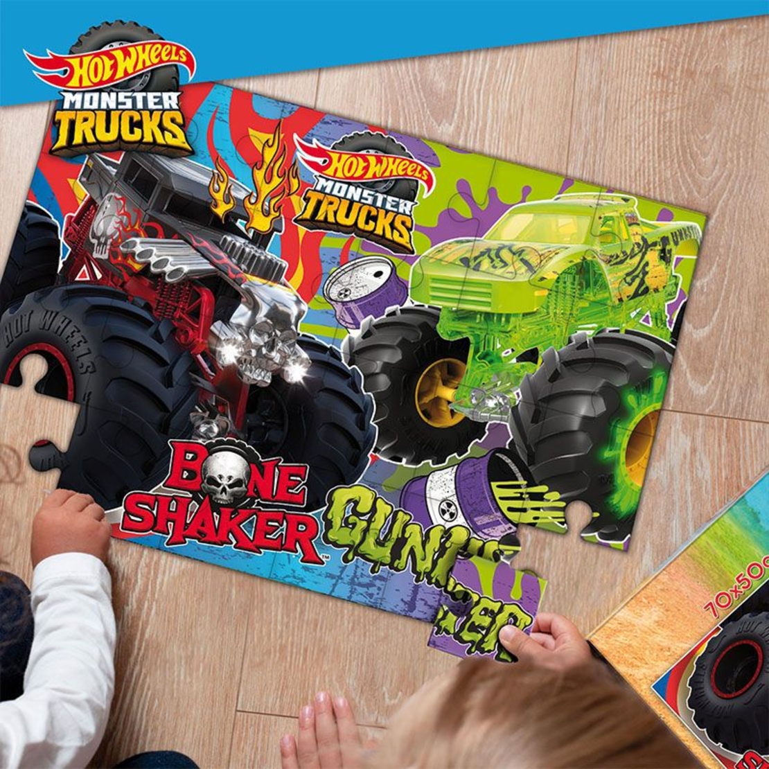Детски пъзел Lisciani Hot Wheels 24 части