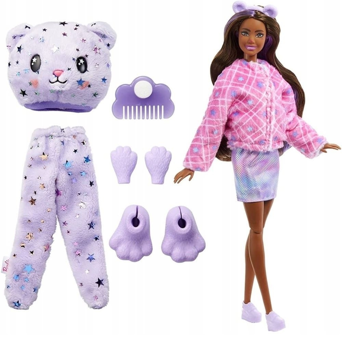 Кукла изненада Mattel Barbie Cutie Reveal Teddy Bear с 10 изненади