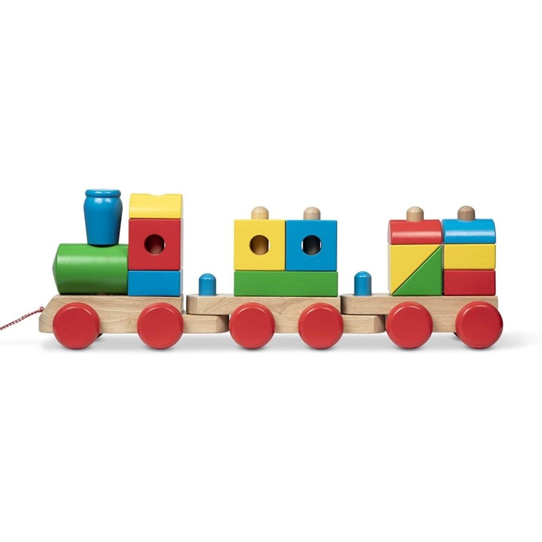 Дървен шарен влак Melissa and Doug 40544