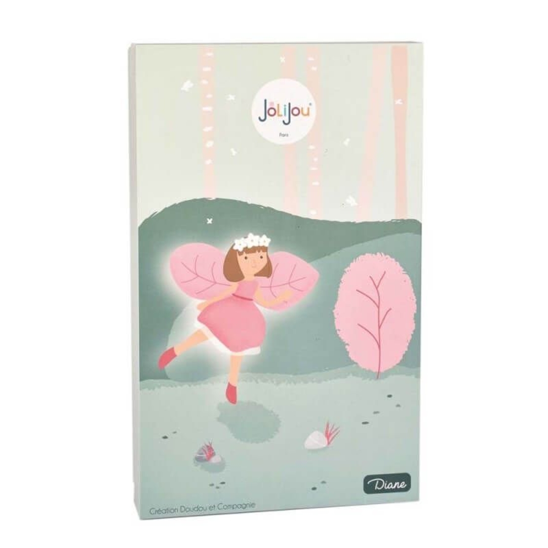 Плюшена играчка Doudou фея Diane кукла 25 см, JJ6029