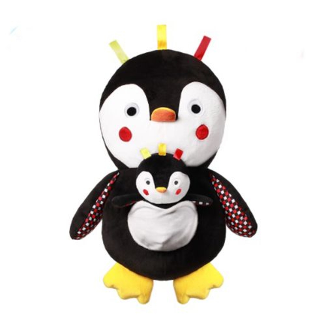 Плюшена играчка Babyono C-More пингвинче с дрънкалка 35 см 647