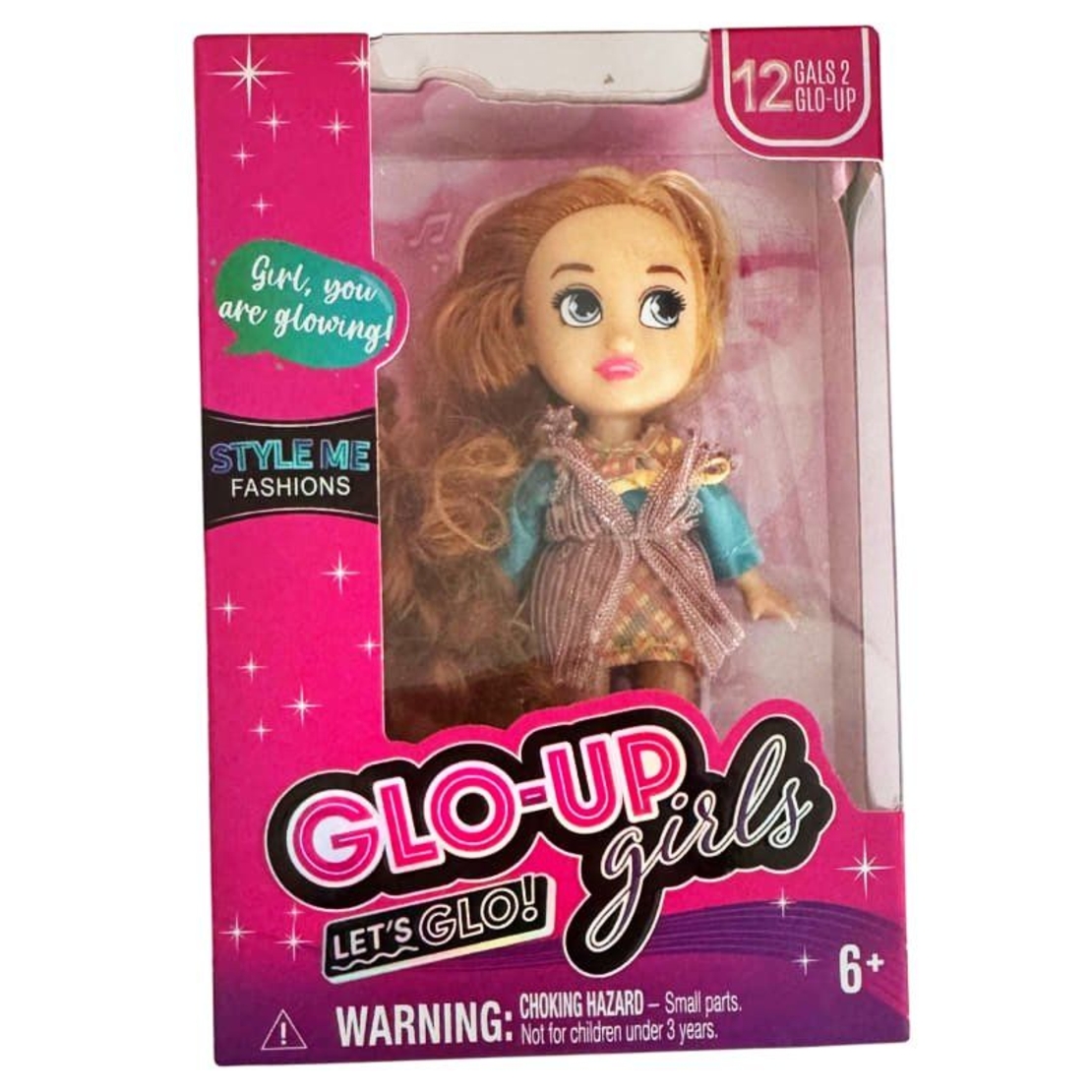 Мини кукла Raya Toys GLO-UP Girls Let`s Glo!