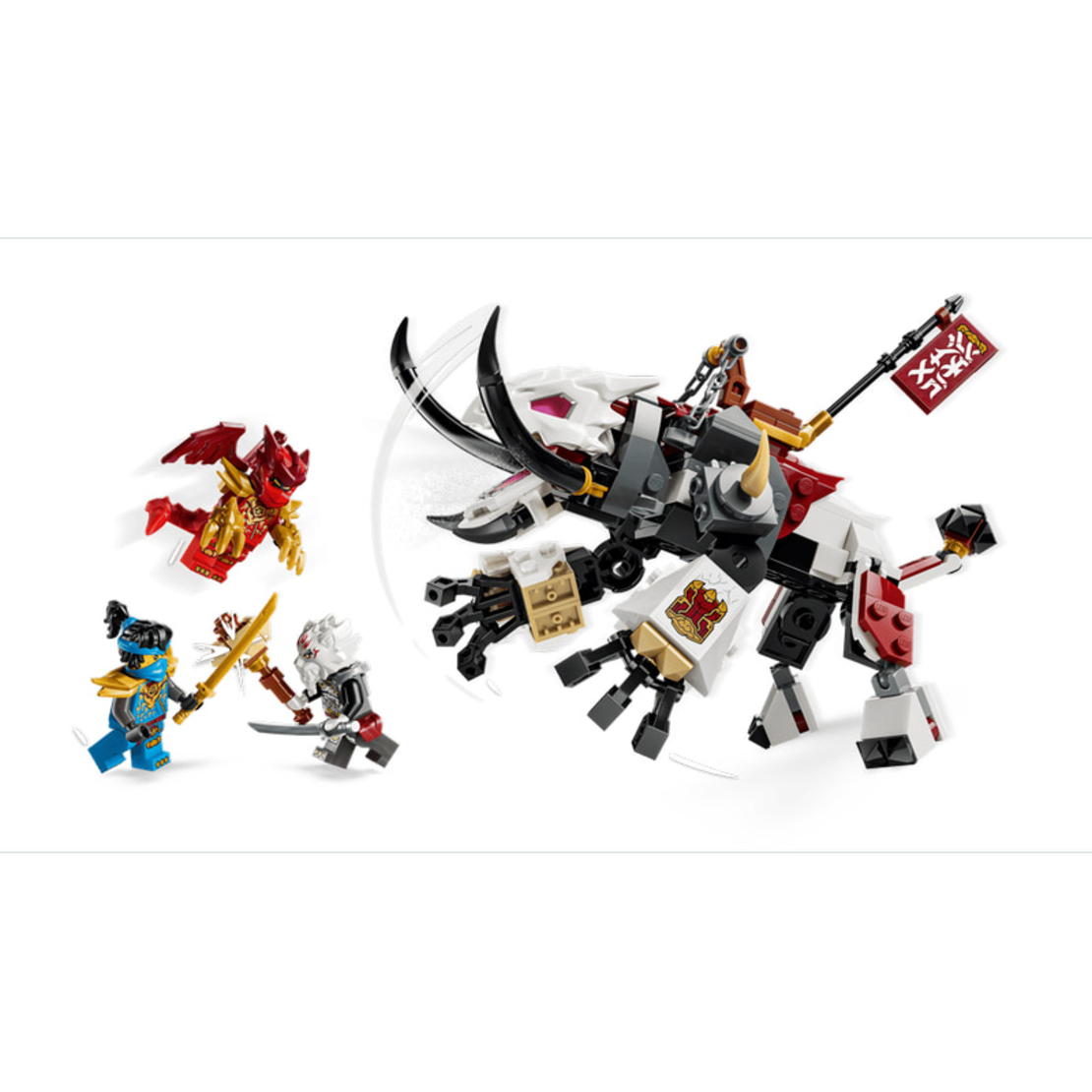 LEGO® NINJAGO® Зилвар и Гримтак чудовището дракон 71863
