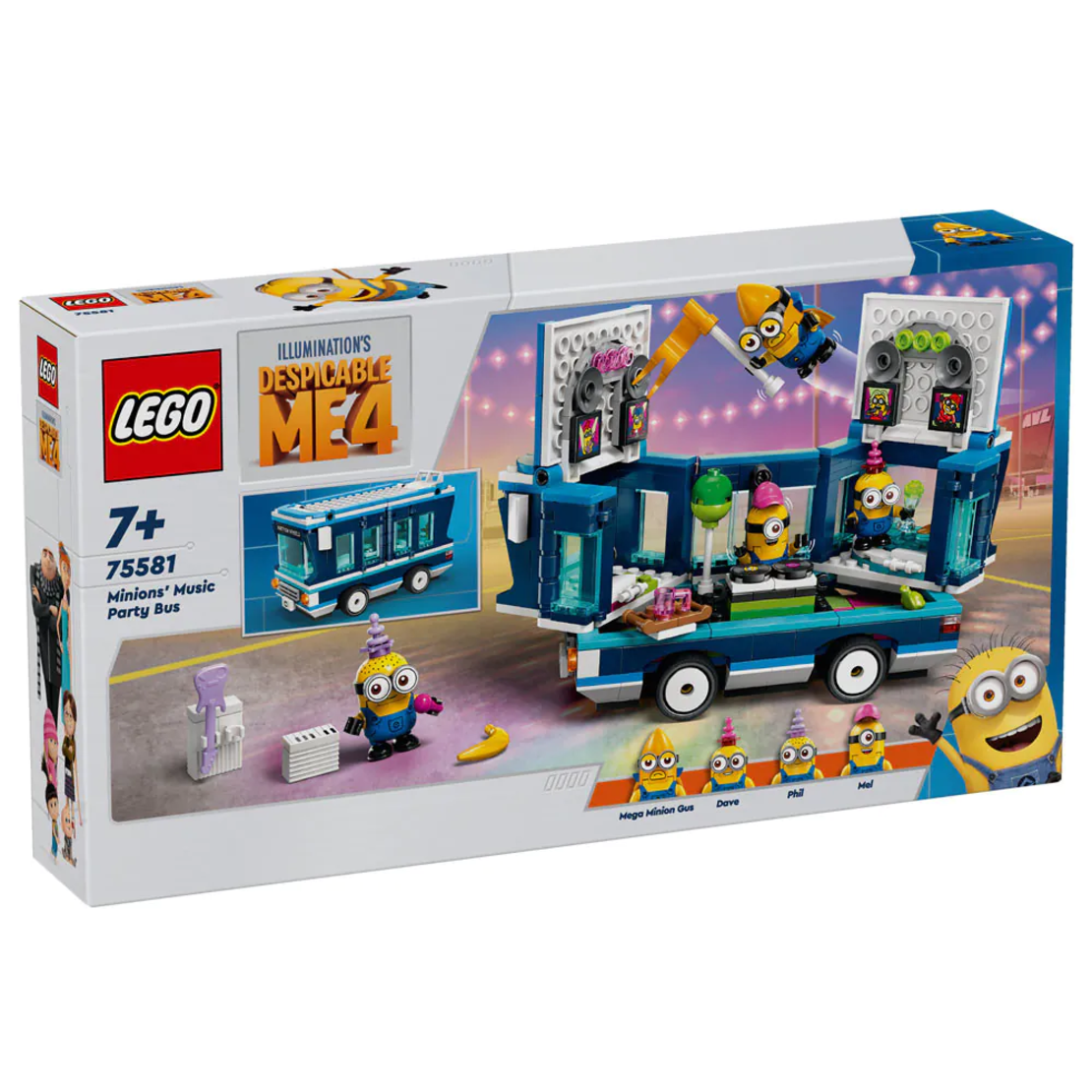 LEGO® Despicable Me Музикалния парти бус на миньоните 75581