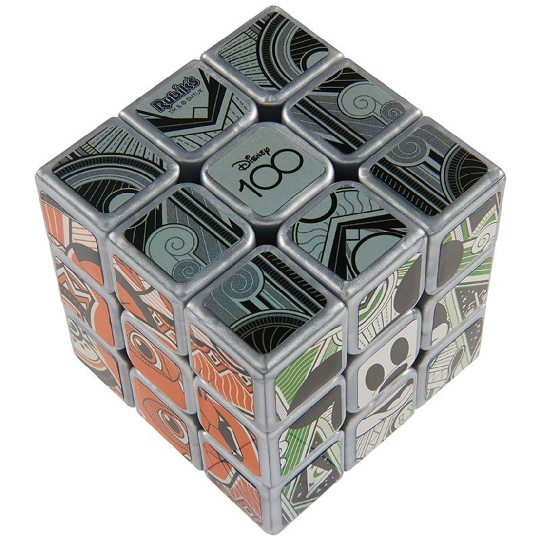 Логически пъзел куб на Рубик Spin Master Rubik Disney Platinum Кубче 3х3
