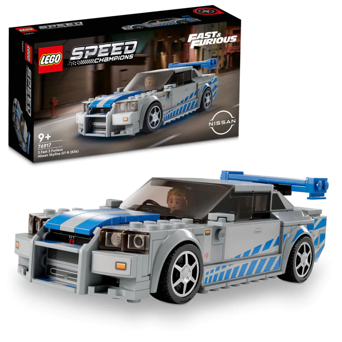 LEGO® Speed Champions Бързи и яростни 2 - Nissan Skyline GT-R (R34) 76917