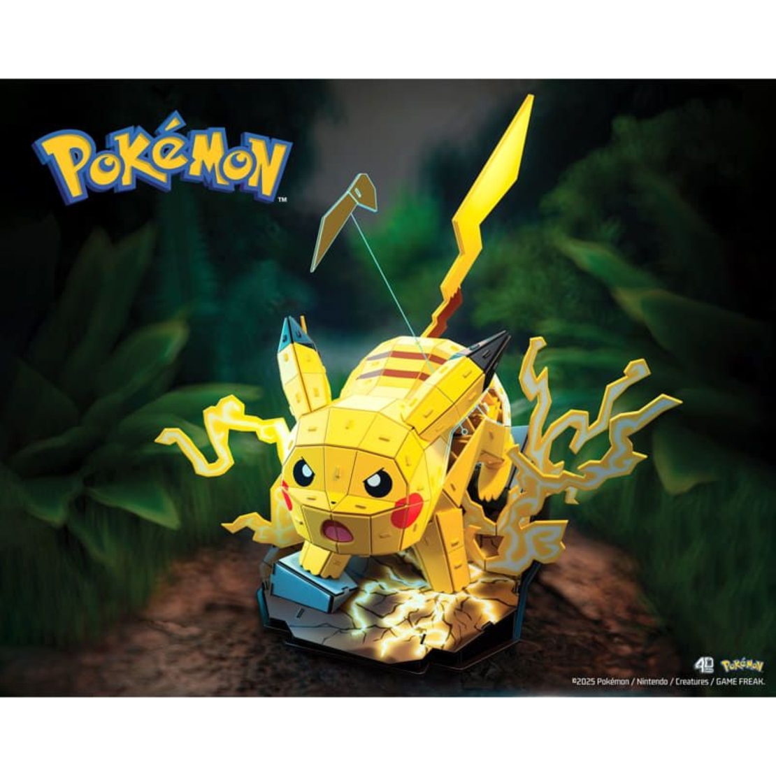 3D пъзел Spin Master 4D Build Pokеmon Pikachu, 201 ч.
