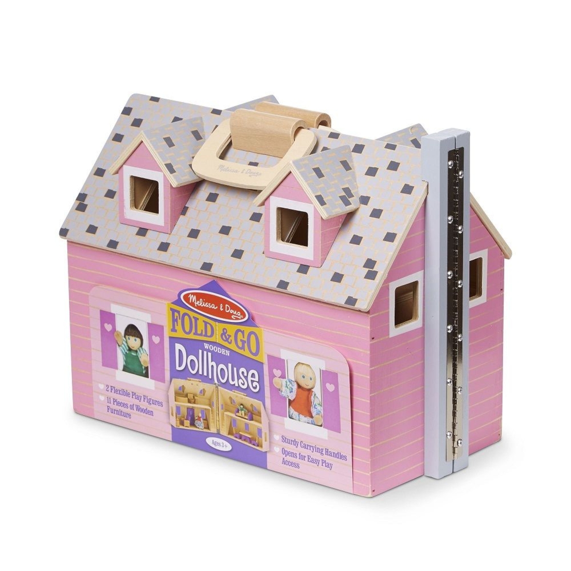Дървена къща с обзавеждане Melissa and Doug 13701
