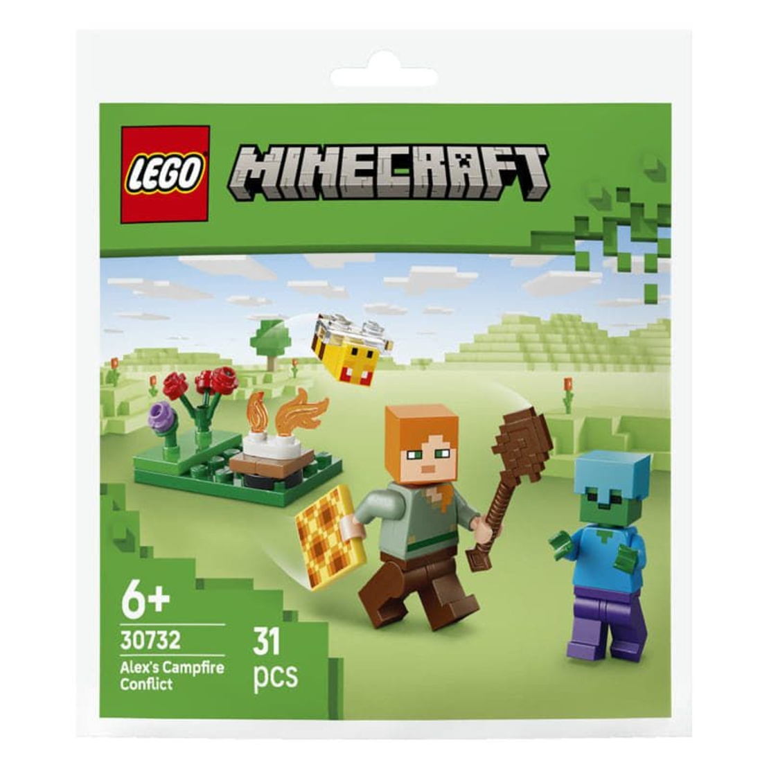 LEGO® Minecraft® Конфликт край лагерния огън с Алекс 30732