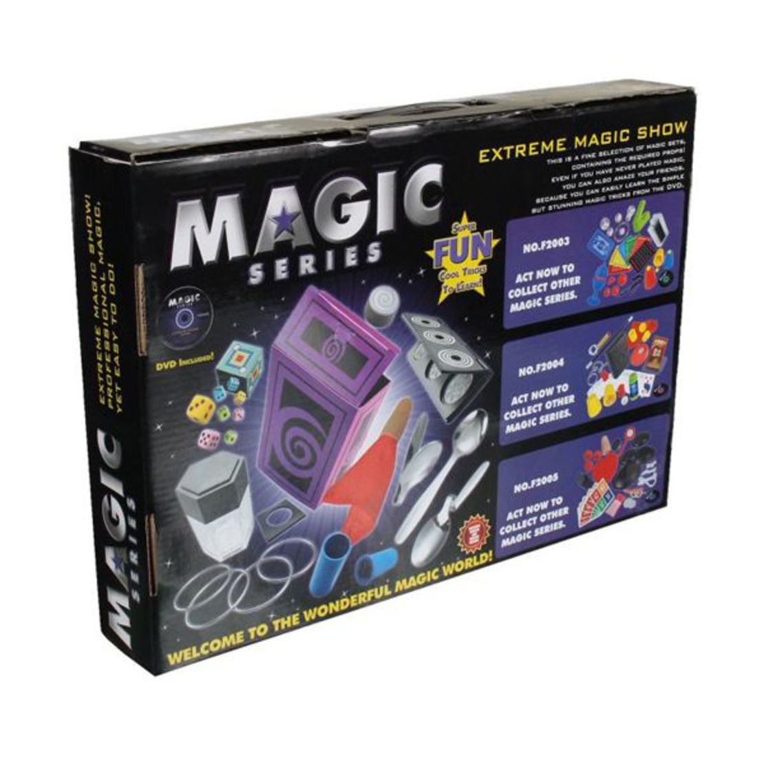 Комплект с фокуси Raya Toys Magic Series Extreme с DVD