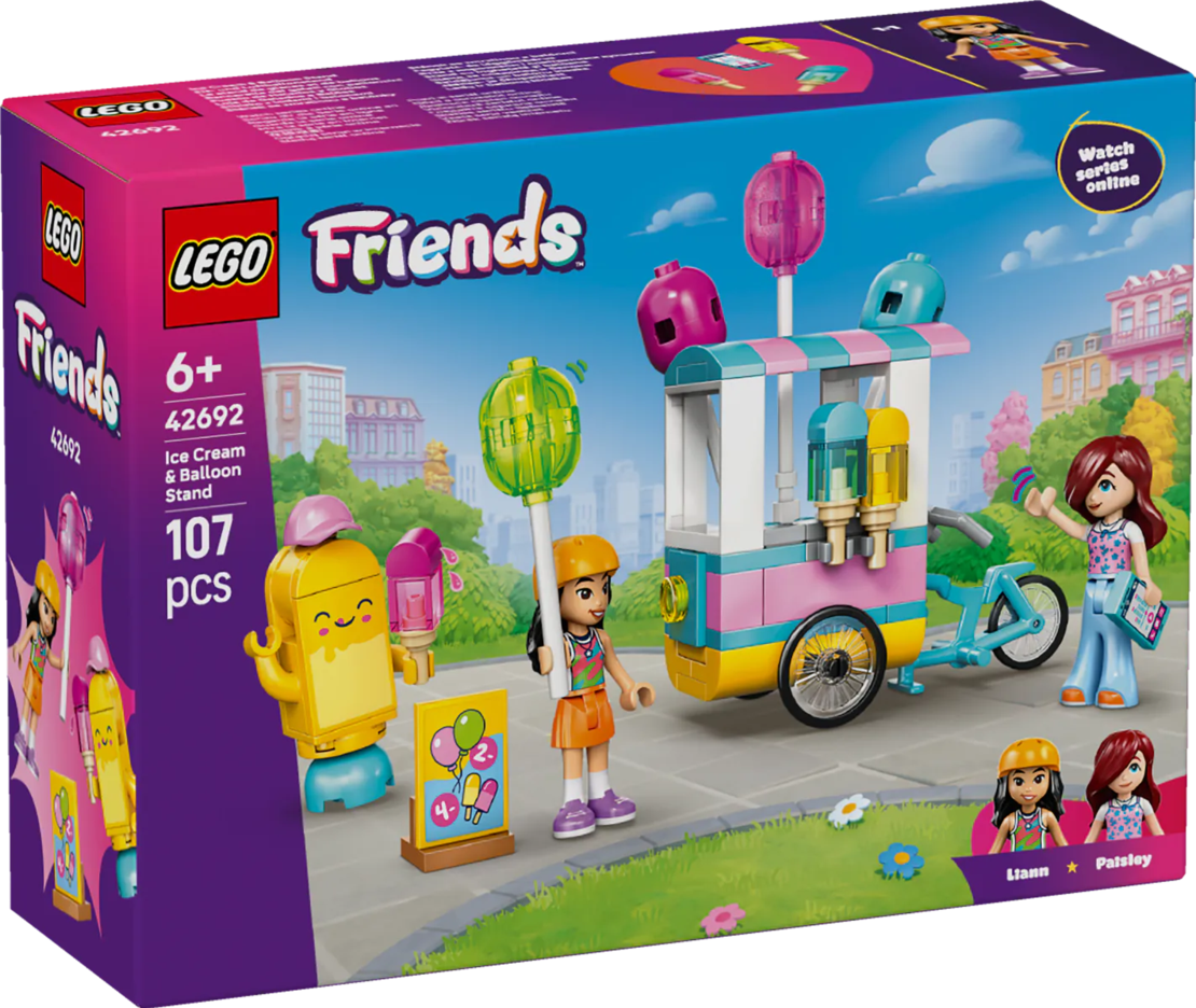 LEGO® Friends Щанд за сладолед и балони 42692