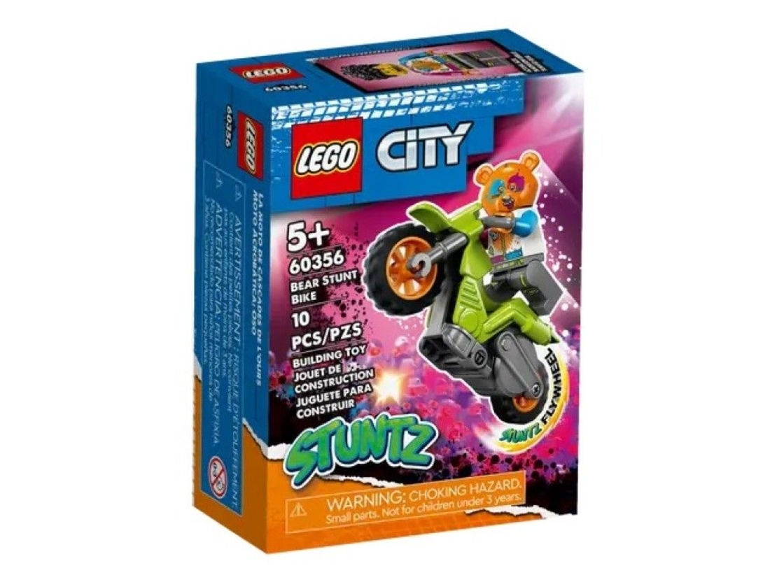 LEGO® City Stuntz Мечешки каскадьорски мотоциклет 60356