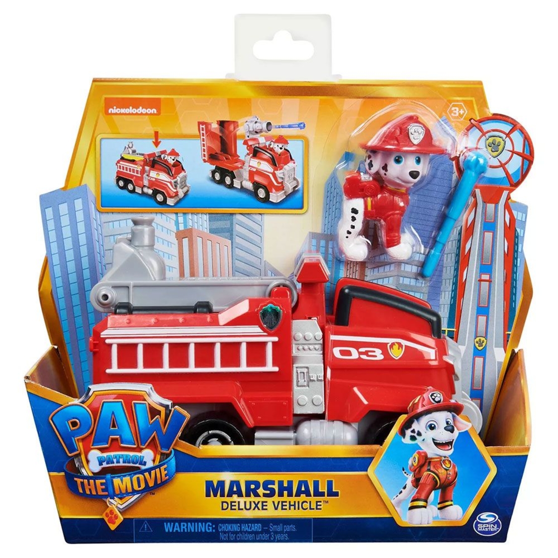 Игрален комплект Spin Master Paw Patrol превозно средство и фигура Marshall Deluxe