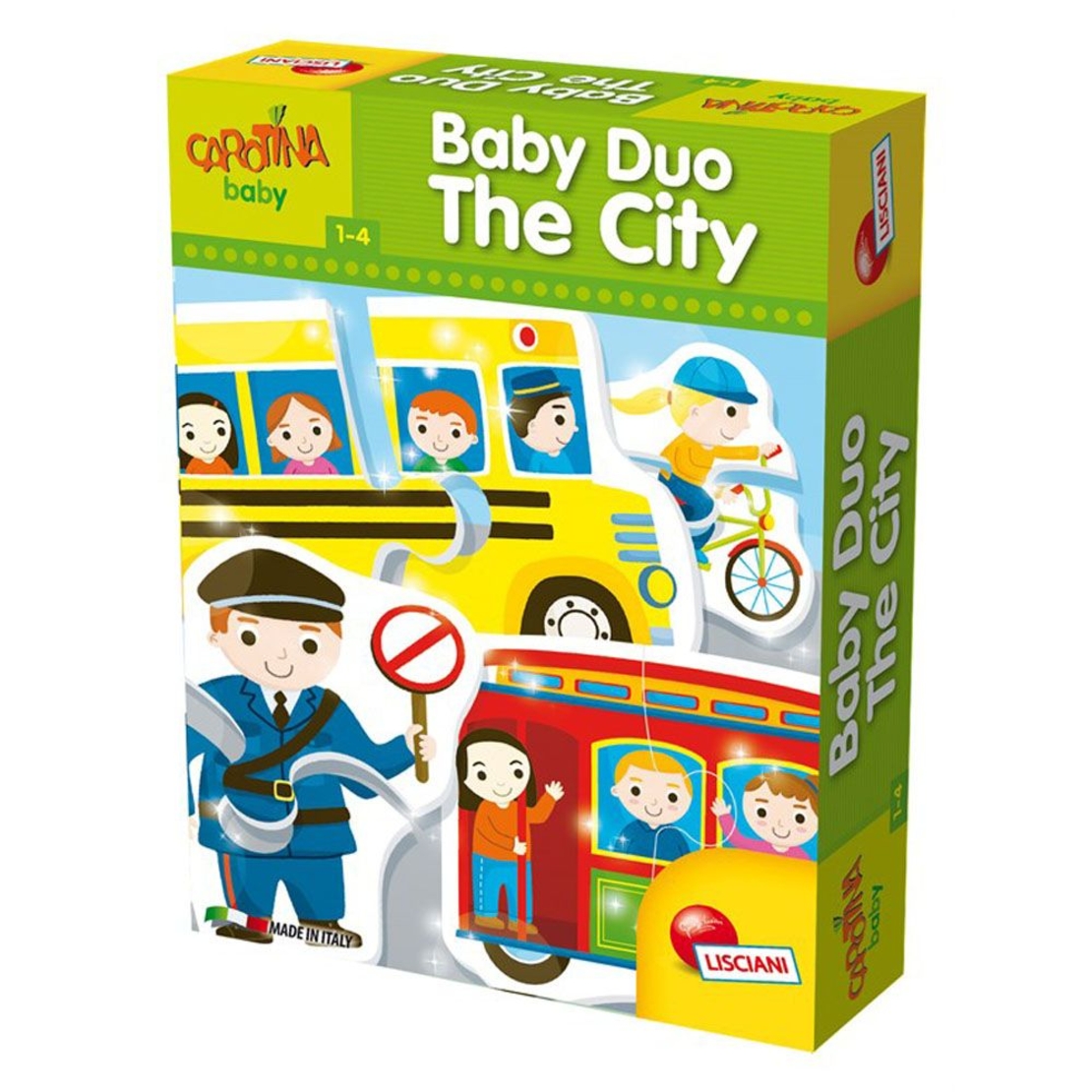 Бебешки пъзел Lisciani Carotina Baby Дуо град