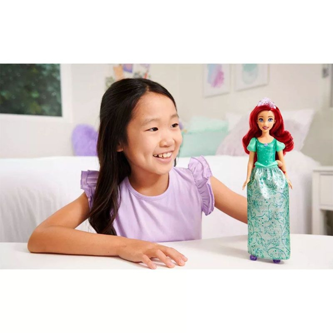 Кукла Mattel Disney Princess Ариел с тиара, 29 см.
