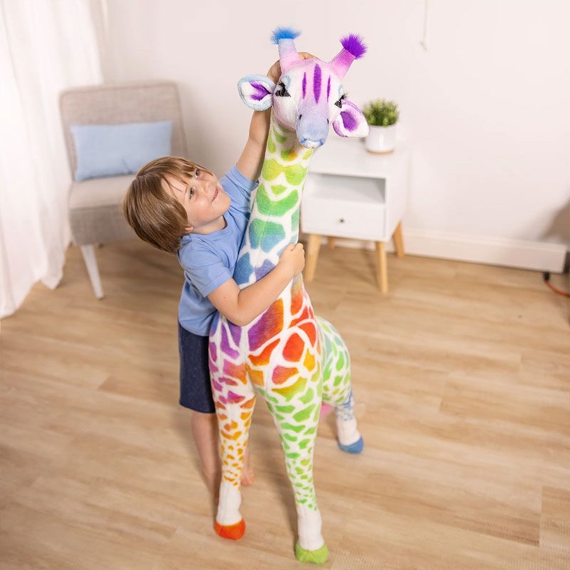 Плюшена играчка Melissa and Doug шарен Жираф, 121 см.