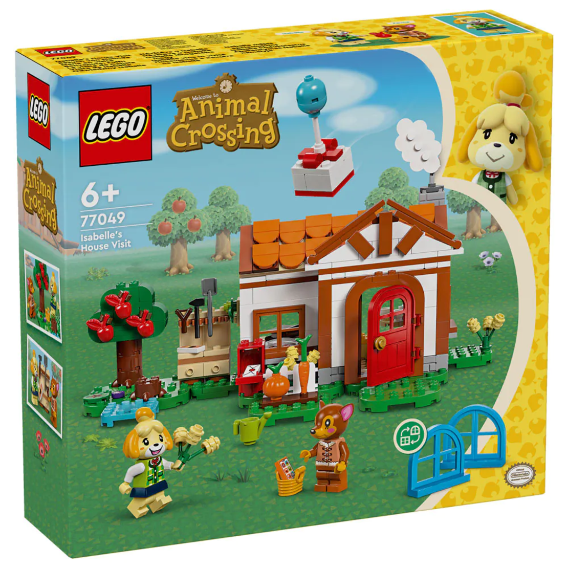 LEGO® Animal Crossing™ Посещение в къщата на Isabelle 77049