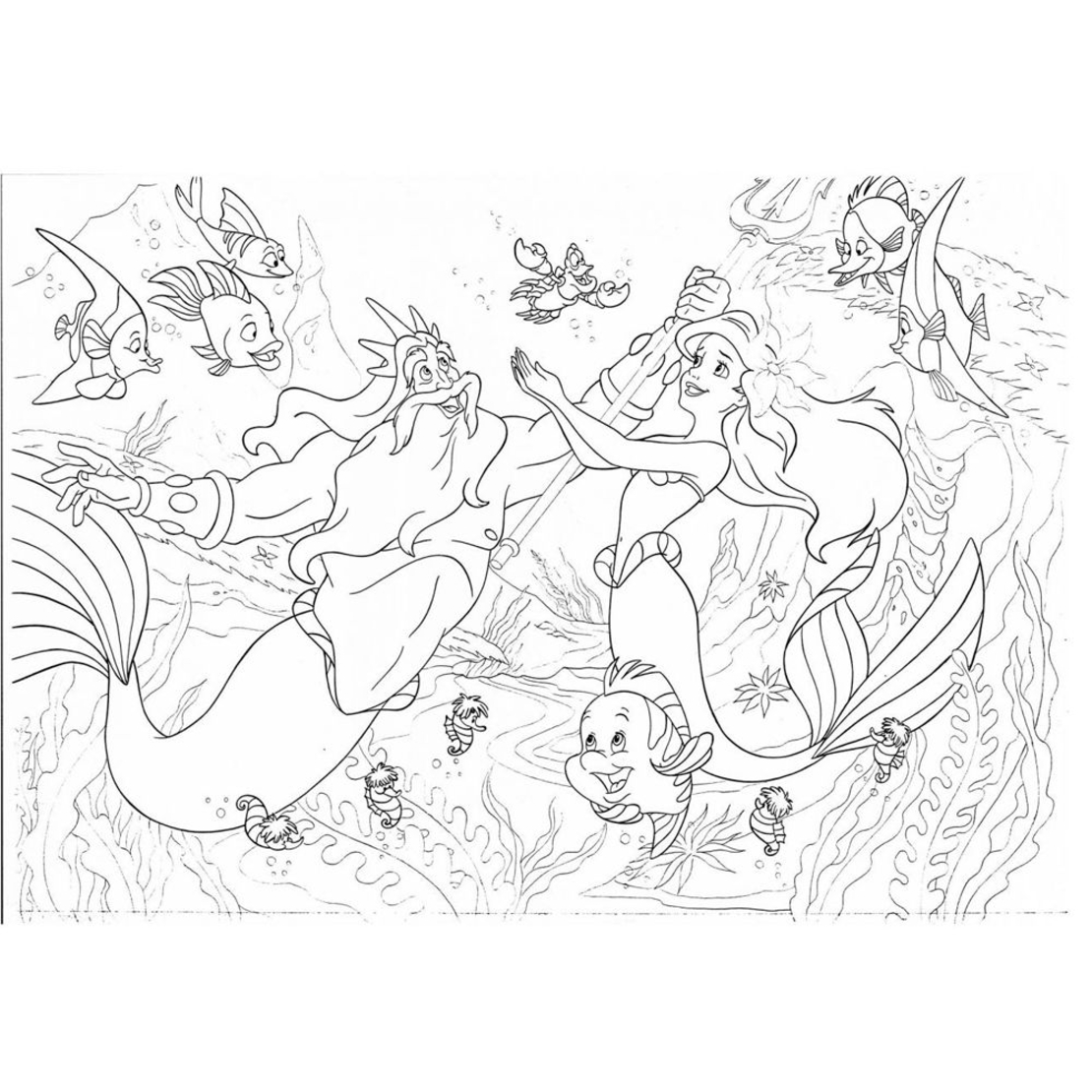 Детски пъзел Lisciani The Little Mermaid 108ч 31788