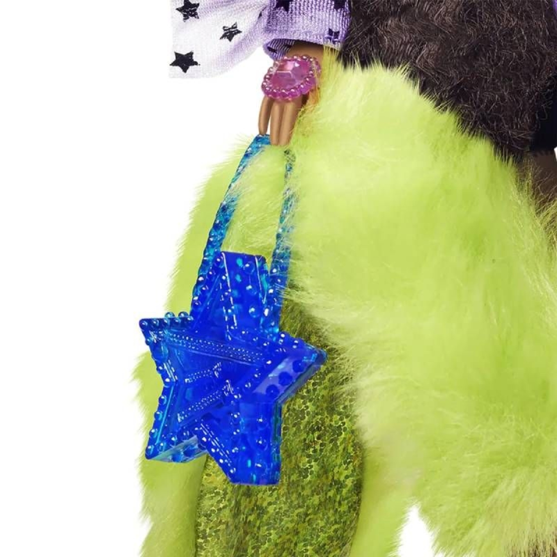 Кукла Mattel Barbie Extra с дълги опашки, ластици за коса и домашен любимец