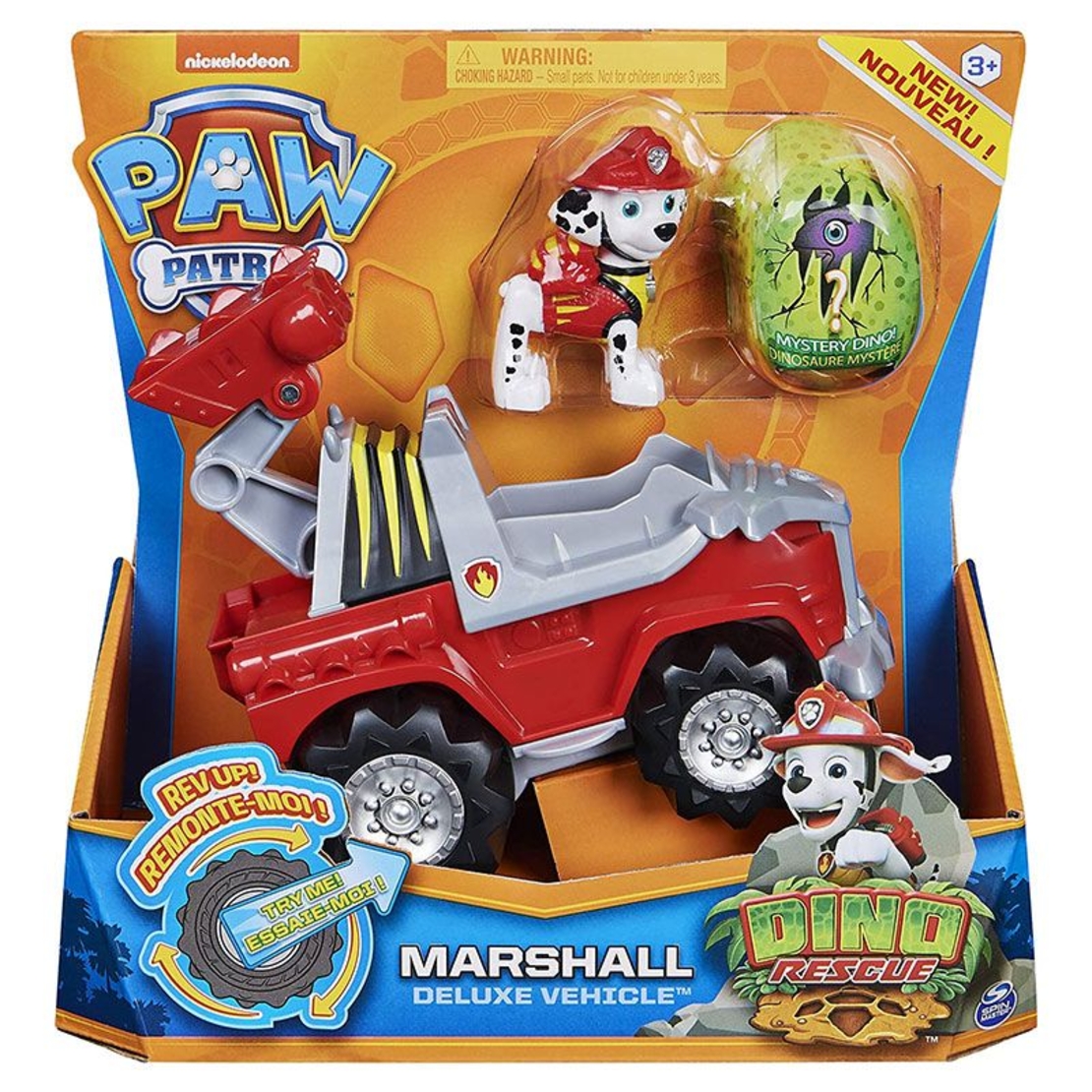 Комплект Spin Master Paw Patrol фигура с превозно средство Dino Rescue Marshall