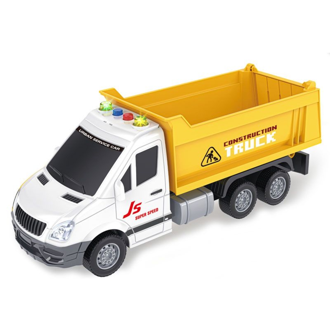 Детски камион самосвал Raya Toys Truck Car с музика и светлини, 1:16